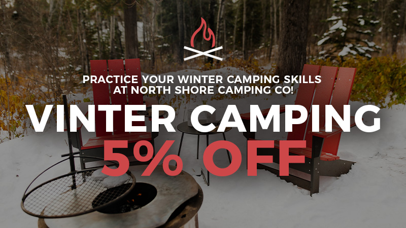 Winter camping 5% off at North Shore Camping