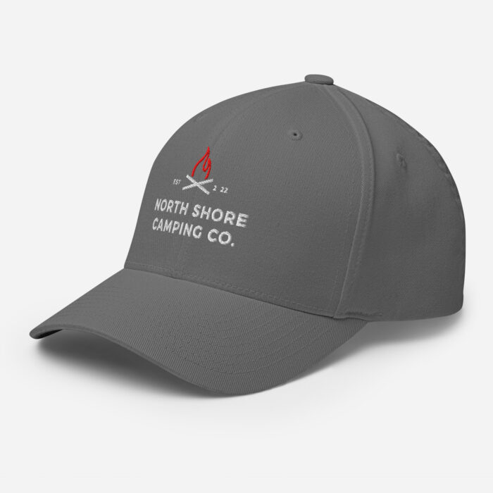 Gray cap with North Shore Camping Co. logo.
