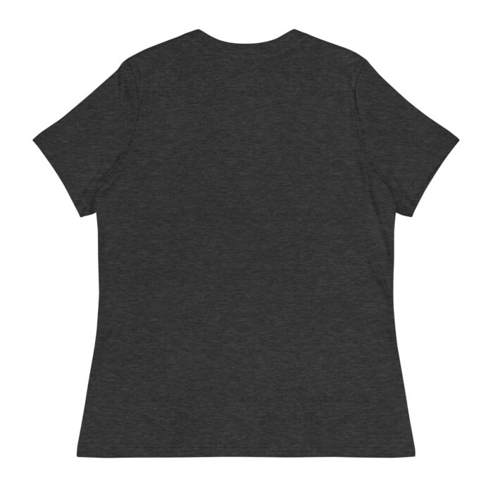 Back view of dark gray t-shirt