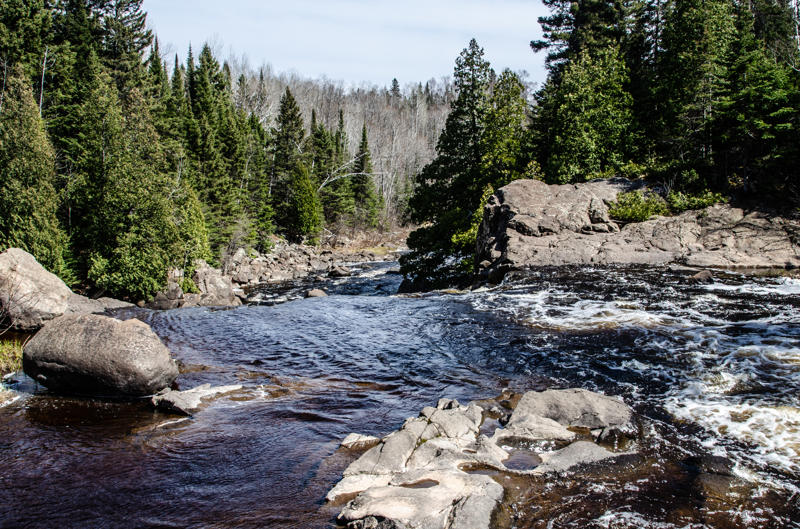 dsc 0227 Forest river with rocks and trees.