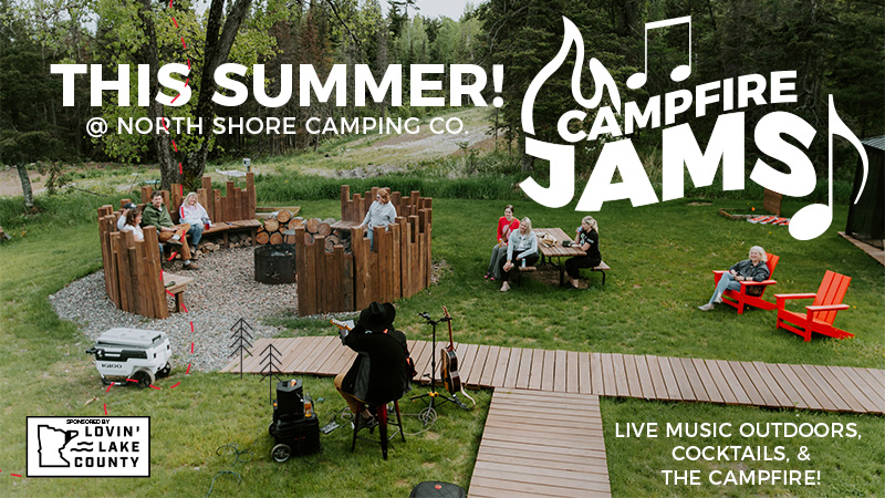 Summer campfire jams with live music and cocktails.